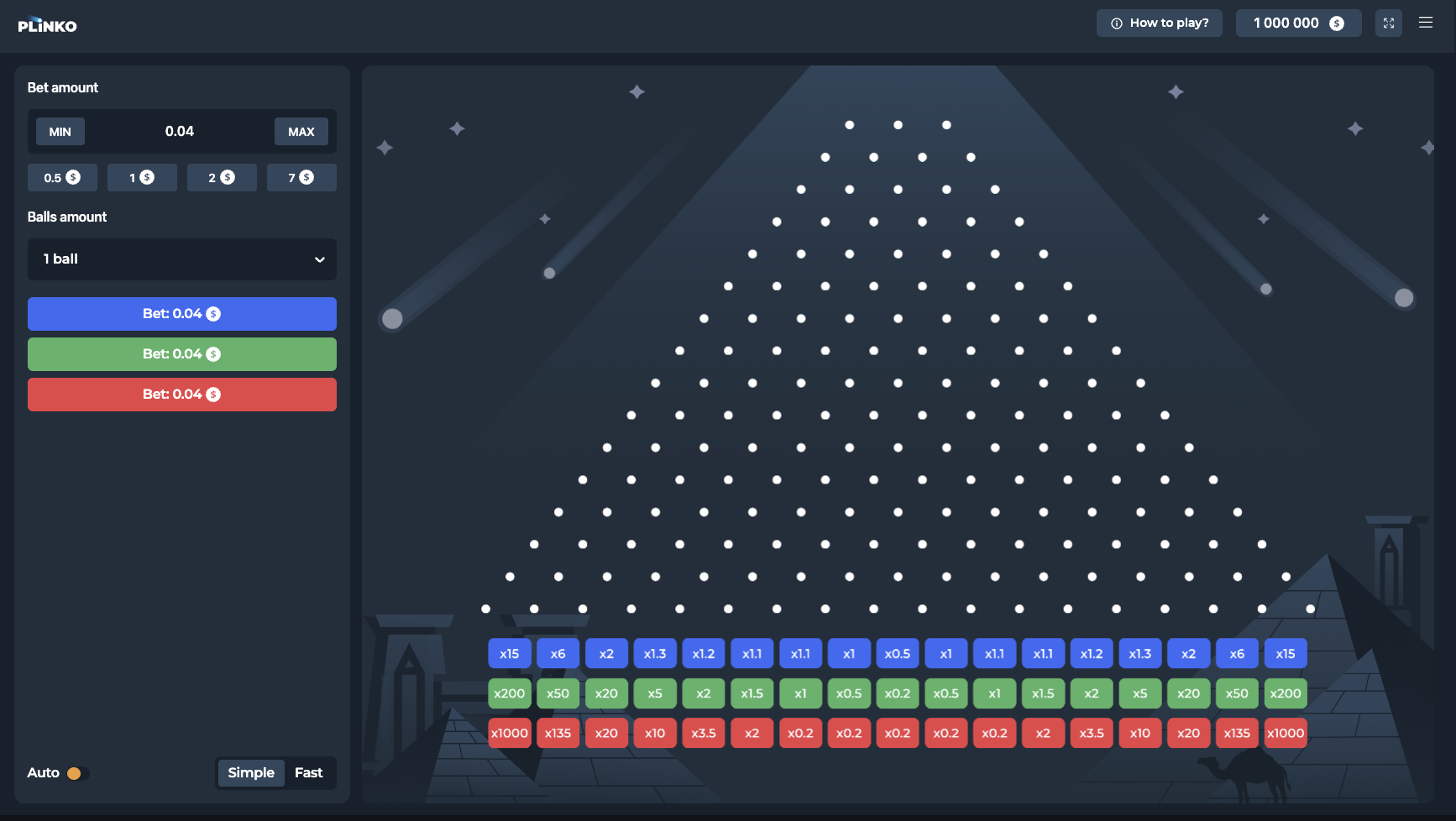 Plinko Demo Screenshot